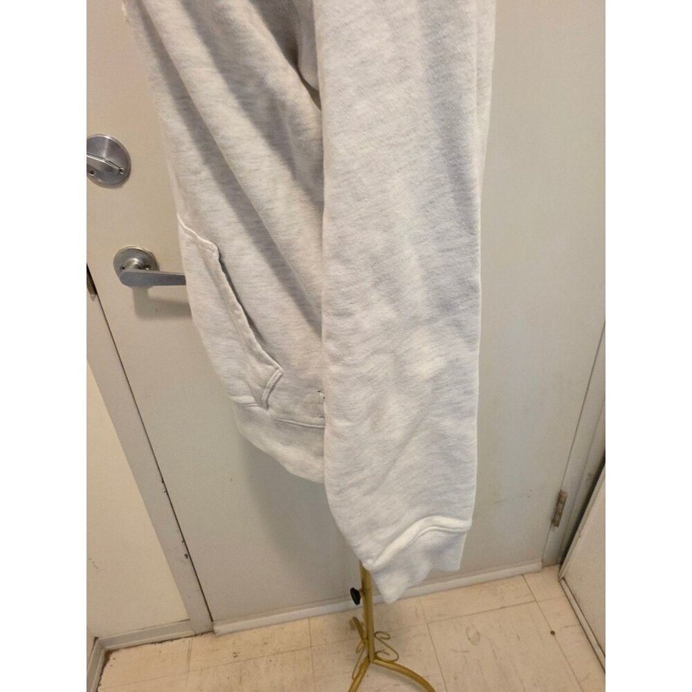 Roots Women's Hoodie Sweatshirt Light Gray Small Drawstring - Picture 7 of 16
